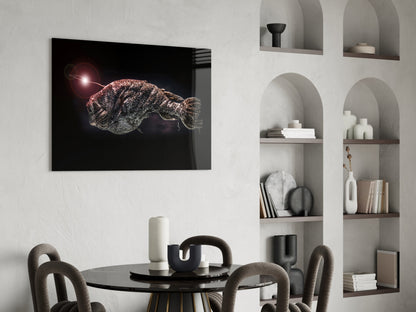 Deepsea Fish Glass Wall Art