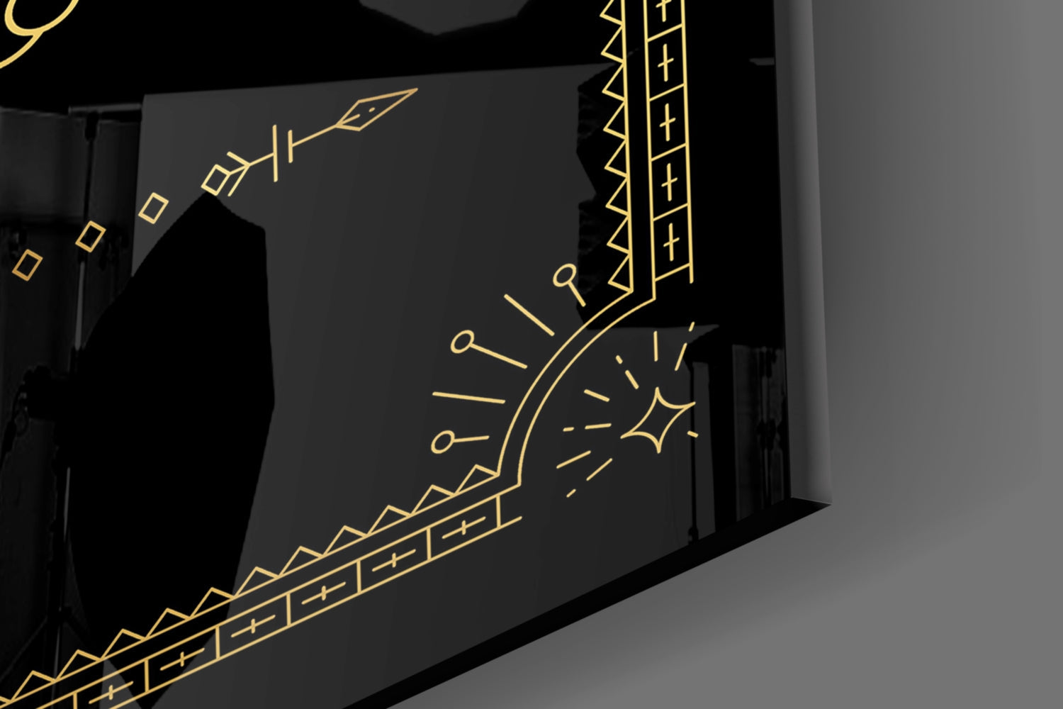 Libra Zodiac Sign Glass Wall Art